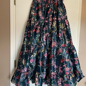 Anthropologies Blue Patterned Skirt NWT